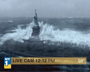 El huracán Sandy a su paso por Nueva York